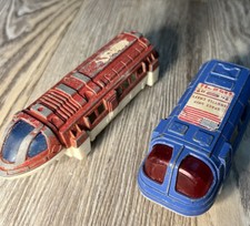 VTG Tootsie Toys Space Ship / Star ship Shuttle Craft Lot 2 pieces Made in USA