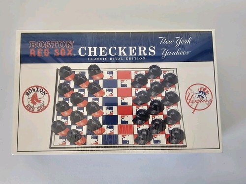 NIB NY Yankees Boston Red Sox Checkers Rival Edition MLB Baseball Hats ...