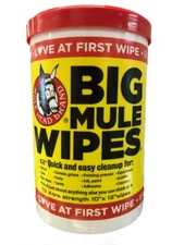 Mule Head Brand BMW6  Big Mule Wipes - Hand Cleaner