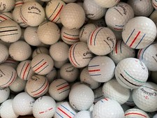 40 A B GRADE QUALITY CALLAWAY CHROME TRIPLE TRACK LAKE GOLF BALLS