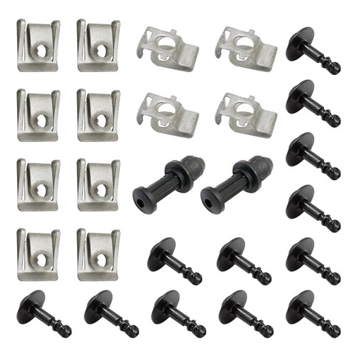 26x Engine Under Cover Splash Guard Clips Screw Kit Fits Audi (A4 / A5 / Q5) - 第 13/14 張圖片