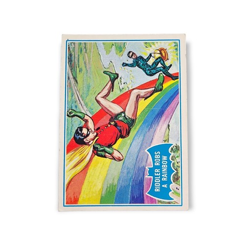 1966 Topps Batman Blue Bat #44B Riddler Robs a Rainbow!
