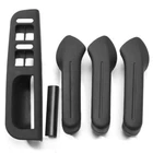 Door Grab Handle Cover Switch Bezel Kit Black For VW Jetta Golf Bora MK4 1998-04