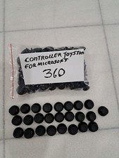 Lot of 25 PCS BLACK ANALOG STICKS, CONTROLLER JOYSTICK CAP FOR MICROSOFT 360