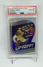 LeBron James #4 [LIFTOFF! PSA GEM MT 10] 2018-19 Panini Revolution Basketball