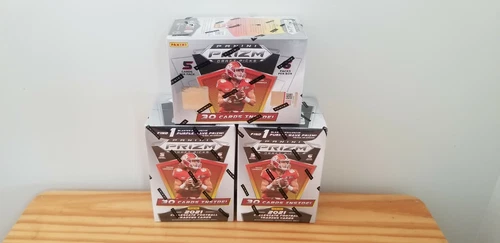 2021 Football Panini Prizm Draft Picks Blaster Box Lot of 3 Factory Sealed 