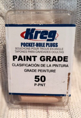 Kreg Tool Company Pocket Hole Plugs Paint Grade 50 count