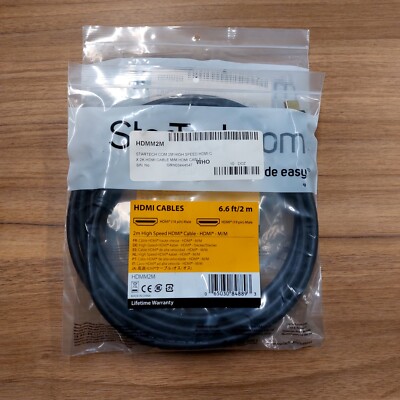 StarTech HDMI-Kabel mit Ethernet 2 m (6,6 Fuß) (HDMM2M)
