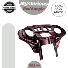 Mysterious Red Sunglo Inner Fairing Front Batwing Fits for 2014+ Harley Touring
