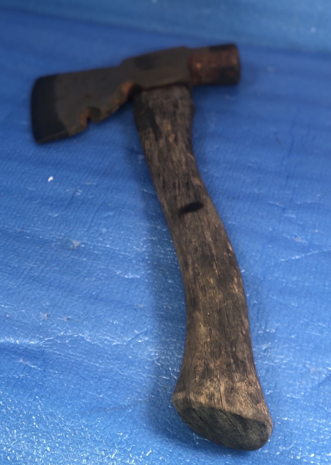 Vintage Plumb Shingle Hatchet Axe & Original 12 3/4" Hickory Handle