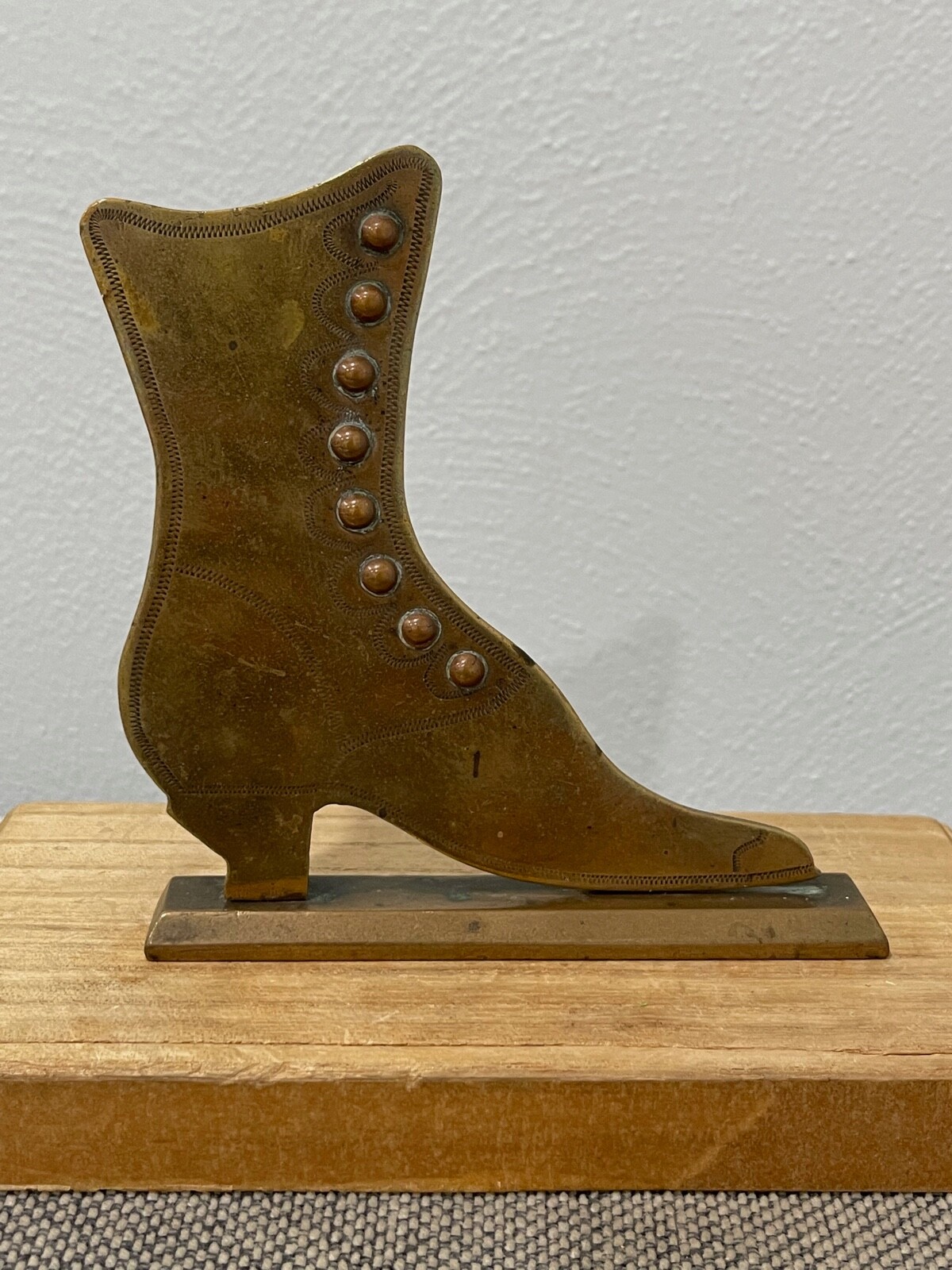 Brass Boot / Shoe Paperweight | eBay