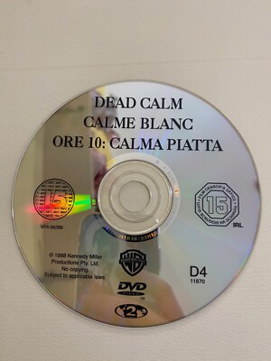 ORE 10 CALMA PIATTA - FILM italiano DEAD CALM- DVD senza custodia R11