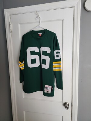Authentic Mitchell & Ness 1966 Ray Nitschke Green Bay Packers