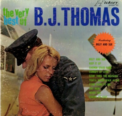 B.J. Thomas Vinyl LP Hickory Records, Mono 1966, LPM-133, The Very Best of...~VG