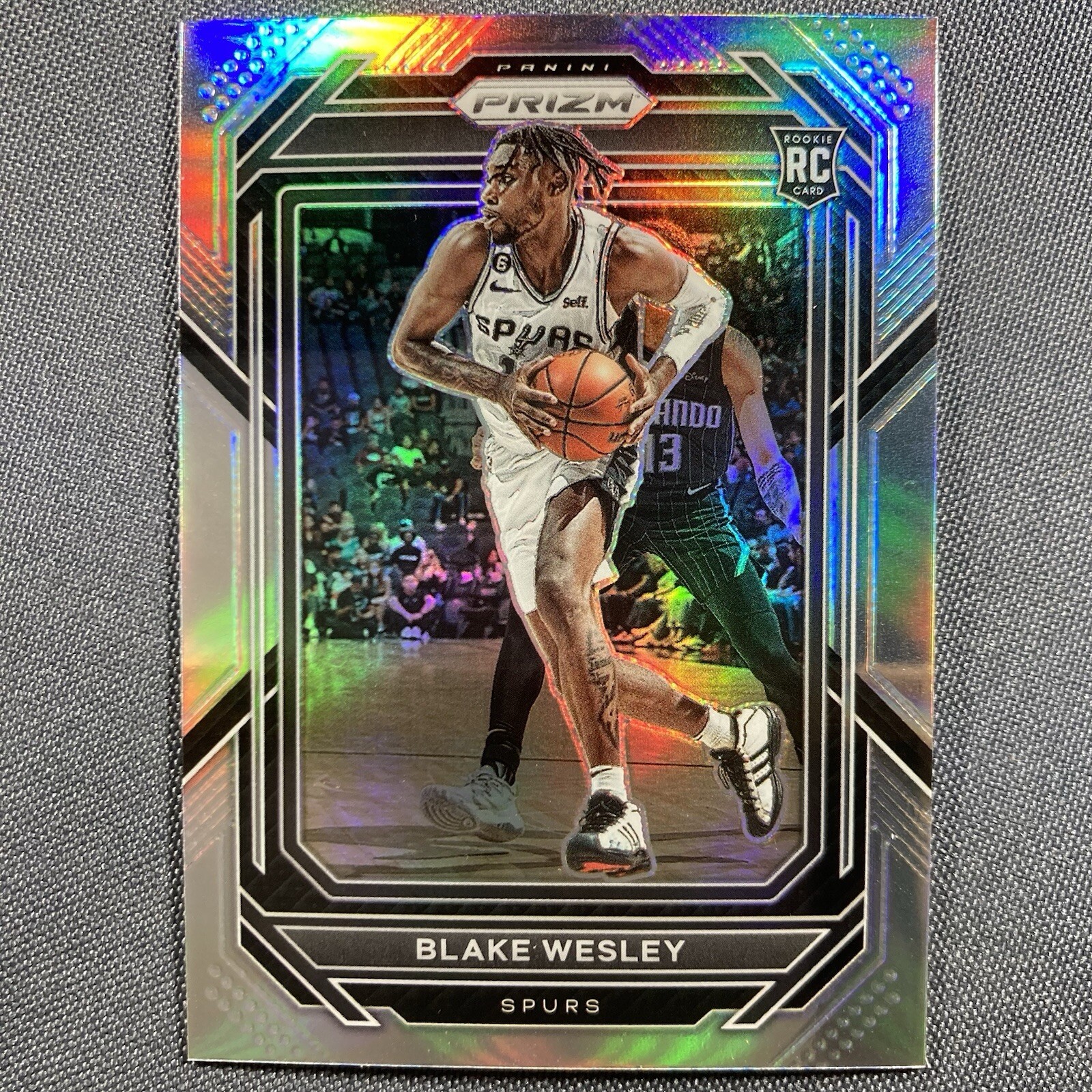 BLAKE WESLEY RC 2022-23 Panini Prizm SILVER PRIZM Card #264 San Antonio SPURS