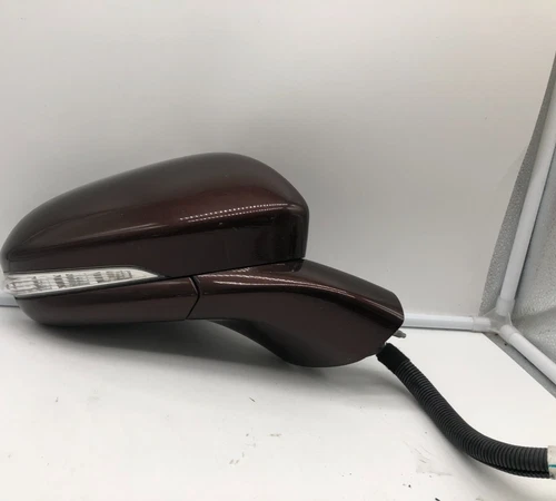 2019-2020 Ford Fusion Passenger Side View Power Door Mirror Maroon BSA E03B42002