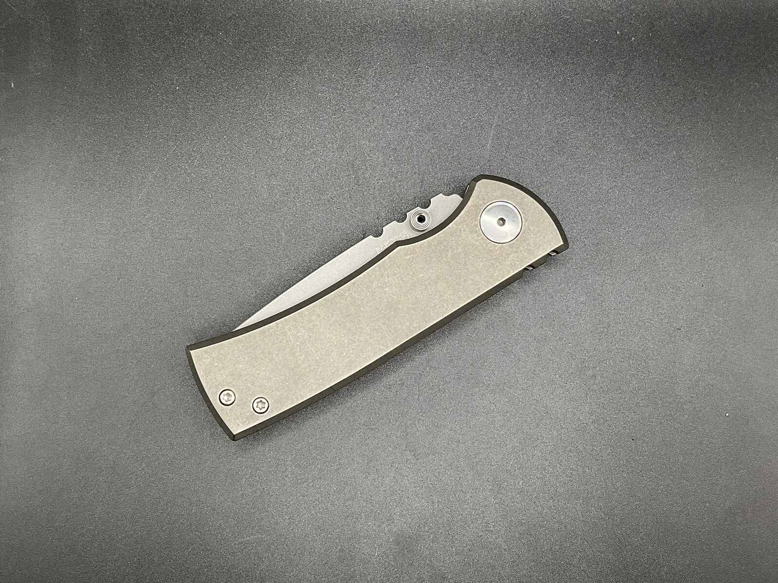 Chaves Knives American Made 228 V1 Titanium Hand Ground S35VN eBay