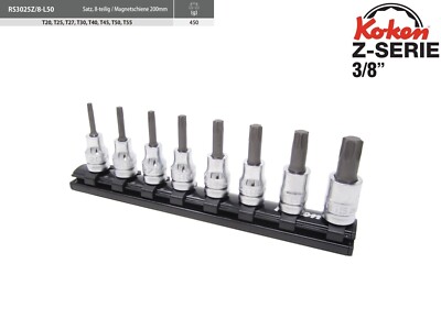 Koken 3/8'' Z-Serie Torx Steckschlüssel in L.50 & L.75