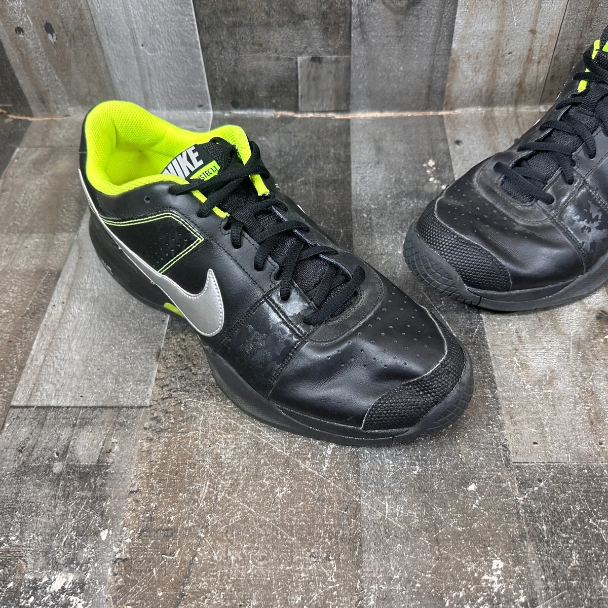 Nike Courtballistec 1.1 Mens Size 12 Black Yellow Shoes 343889 001 2008