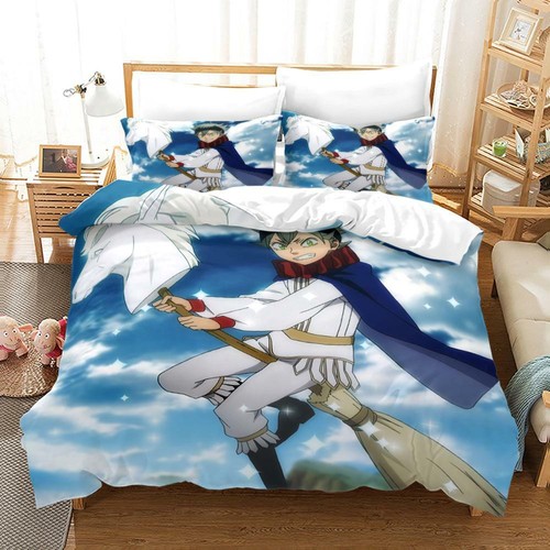 Schwarz Kleeblatt Quilt Bettbezug Kissenbezug Bettwäsche Set Single Double King Size WA - Bild 12 von 28