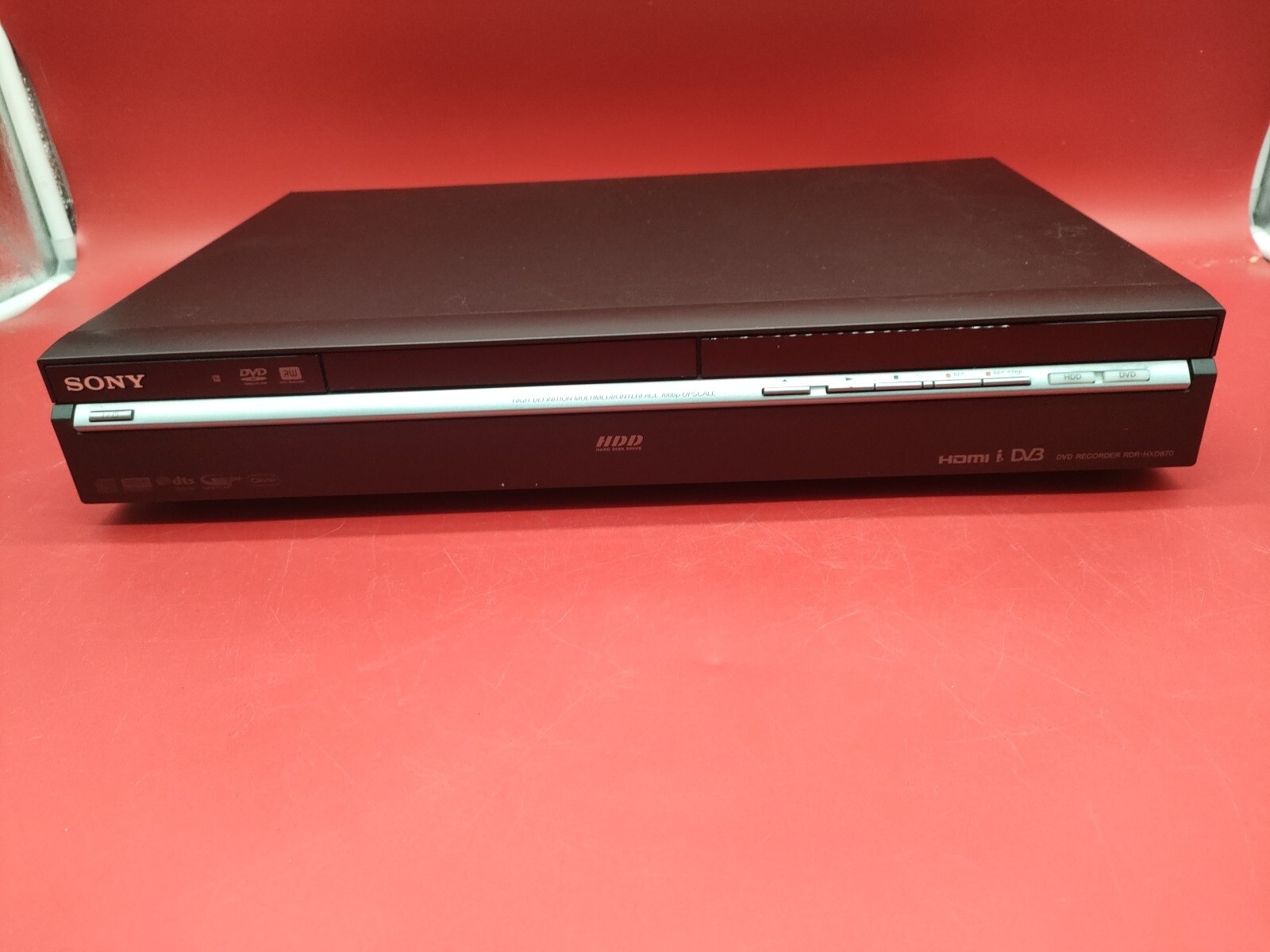 Sony RDRHXD870 DVD HDD Recorder DVB Freeview 1080p HDMI Black No
