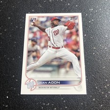 Joan Adon RC 2022 Topps Series 2 Baseball #360 MLB Washington Nationals Pitcher