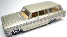 2022 Matchbox 64 Ford Fairlane Wagon Silver Light Gold 164 Diecast 2 34 Car