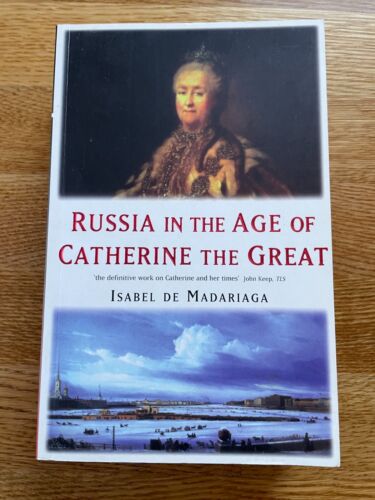 La Russie à l'époque de Catherine la Grande Isabel de Madariaga commerce PB excellent - Photo 1/3