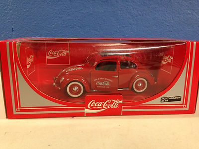 COKE COCA COLA THE LOVE BUG RED VW Beetle Bug 1:18 Diecast | eBay