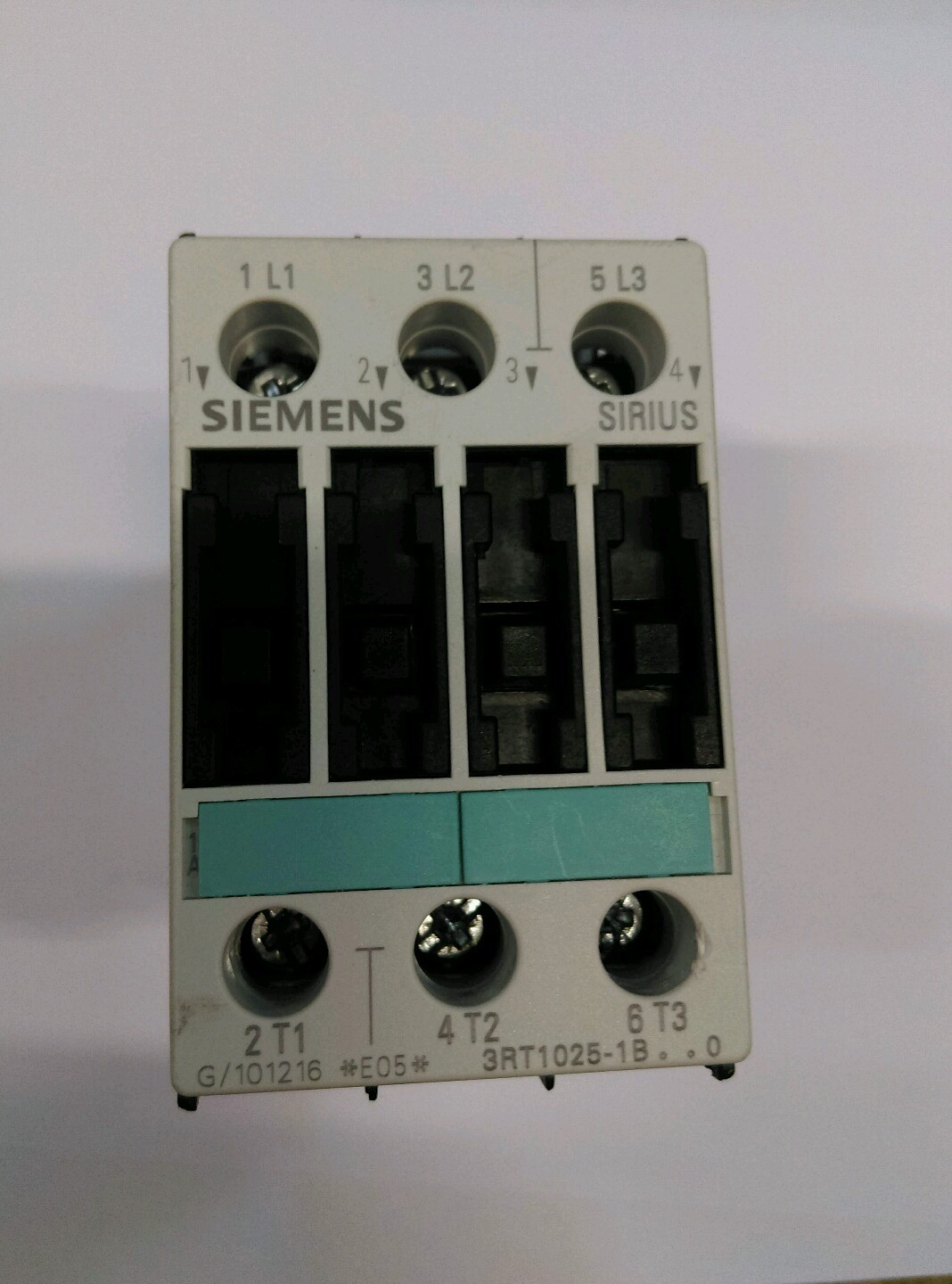 Contacteur Sirius Siemens 3RT1025-1B triphase 11kW taille S00 pour circuits de puissance