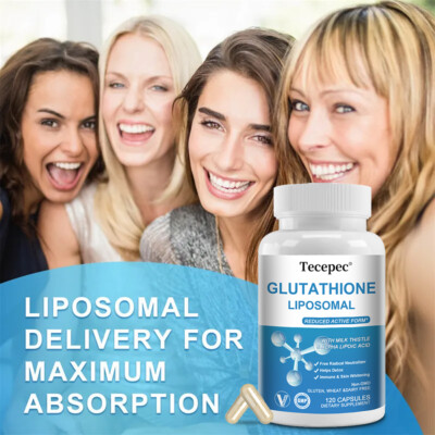 Liposomal Glutathione Pure Reduced L-Glutathione 1000MG Detox support