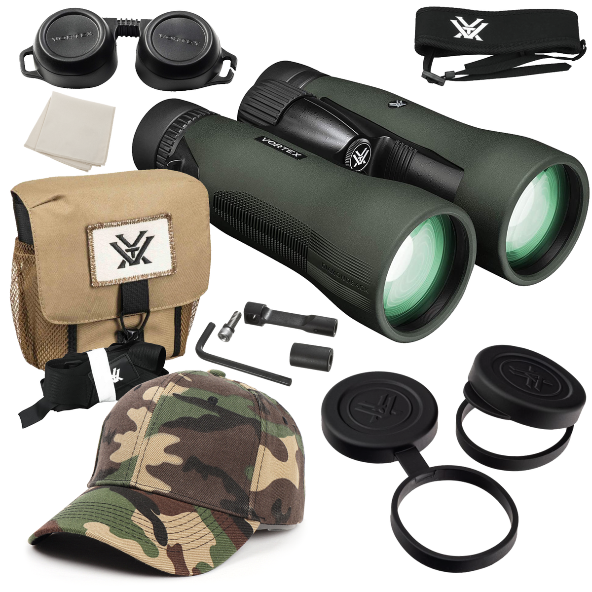 Vortex Optics Diamondback HD 15x56 Binocular with Free Camo Forest