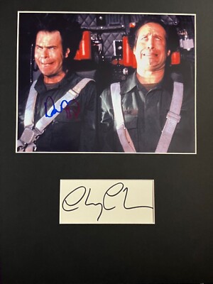 dan aykroyd chevy chase spies like us signed photo/card