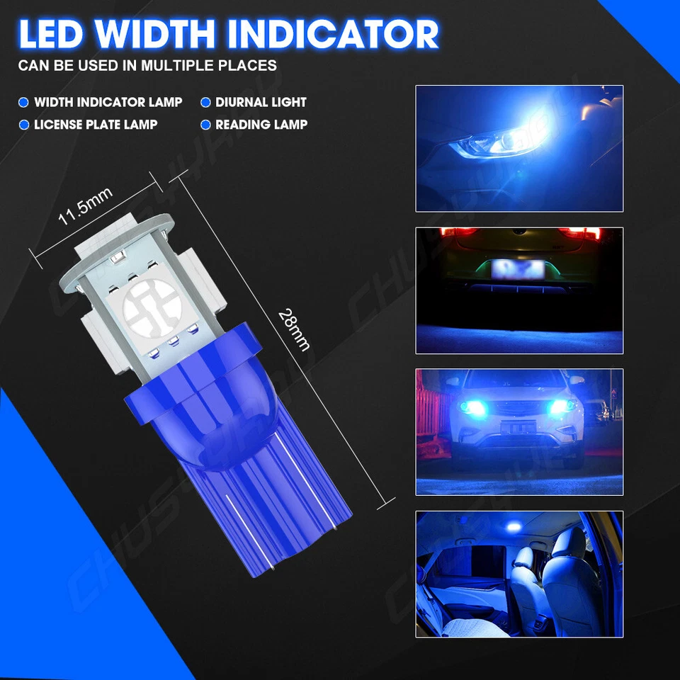 NUEVO Kit de bombillas LED azul aguamarina hielo calibre tablero para Ford Ranger 83-94 Foto 3 de 4