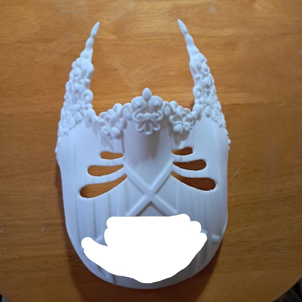 3D Printed Inspired Replica Fan Art Mask for Cosplay ©2024 - Image 2 of 4