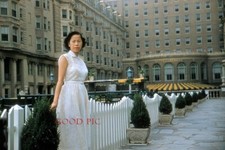 H22 -aa- Amateur 35mm Slide Photo- Woman-Atlantic City -Red Kodachrome 1950s