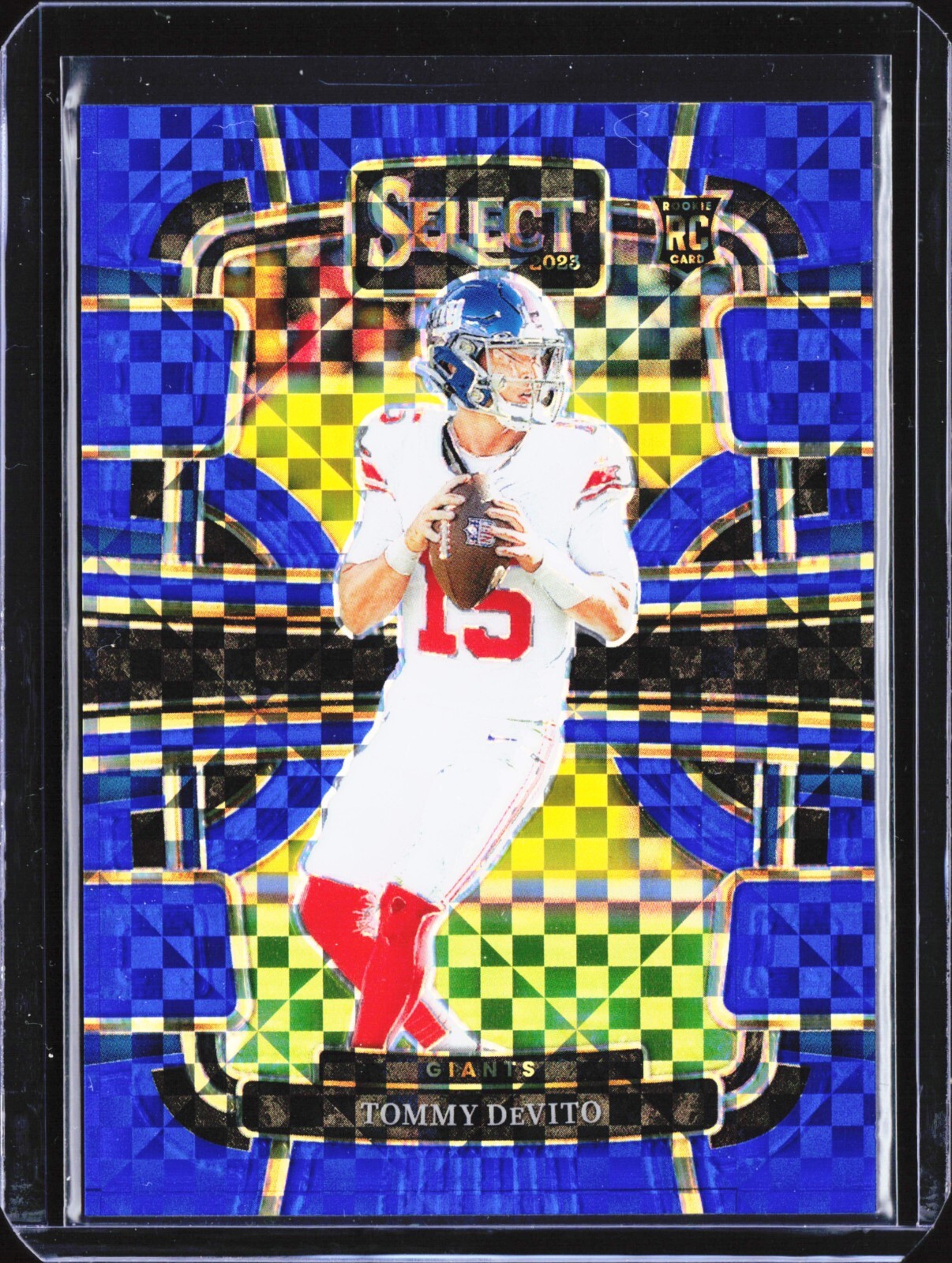 2023 Panini Select - Concourse Blue Prizm #73 Tommy DeVito /199 (RC)