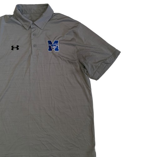 Polo Under Armour Uomo Taglia L Mac Williams Scuola Media Mustang - Foto 7 di 13