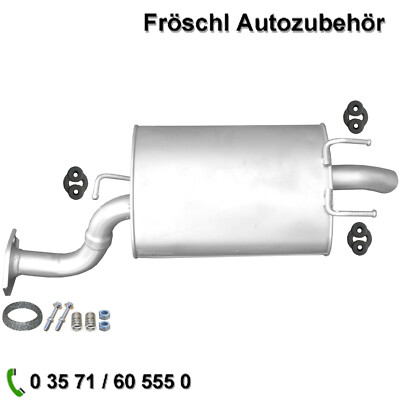für Lexus RX 300 Toyota Harrier 3,0 4WD Endtopf Auspuff mit Anbausatz y*
