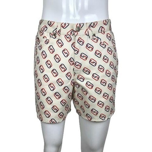 GUCCI Short Pants 44 Cotton Yellow 342367 | eBay