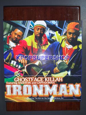 Ghostface Killah Album Ironman CD Gold Edition Wooden Box Set Book