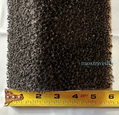 Mousse De Protection Pour Gouttière 5" X 48" (4 Pieds) - Filtre à Débris Noir En Polyuréthane - Future Foam