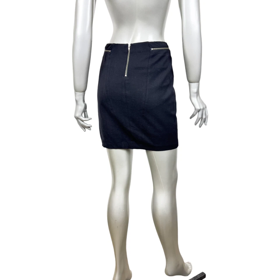 Helmut Lang Wolle Mini Rock Größe 0/XS - Bild 3 von 4