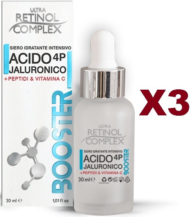 Retinol Complex Booster Siero 30ml: Idratazione 4P con Acido Jaluronico