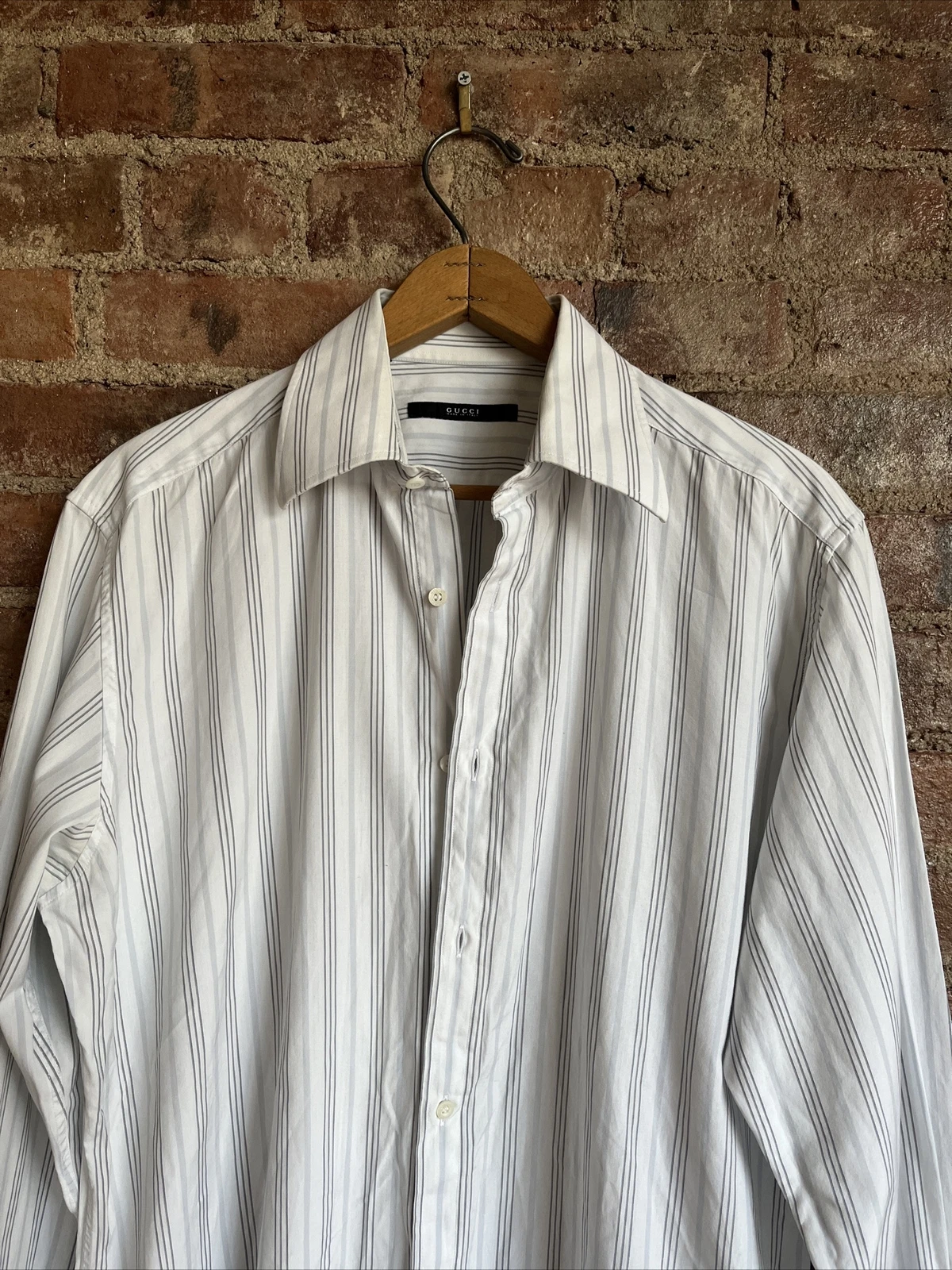 Chemise habillée homme Gucci vintage, époque Tom Ford, taille 15,5/39