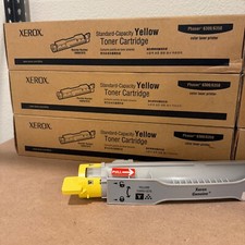 Genuine Xerox Phaser 6300/6350 Yellow Toner Cartridge - 106R01075 1 count 