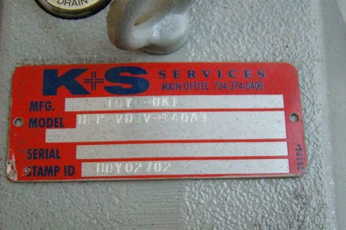 K+S Services Toyo-Oki Hydraulique Moteur HDY02702 HIP-VD3V-640A3 - Picture 5 of 11