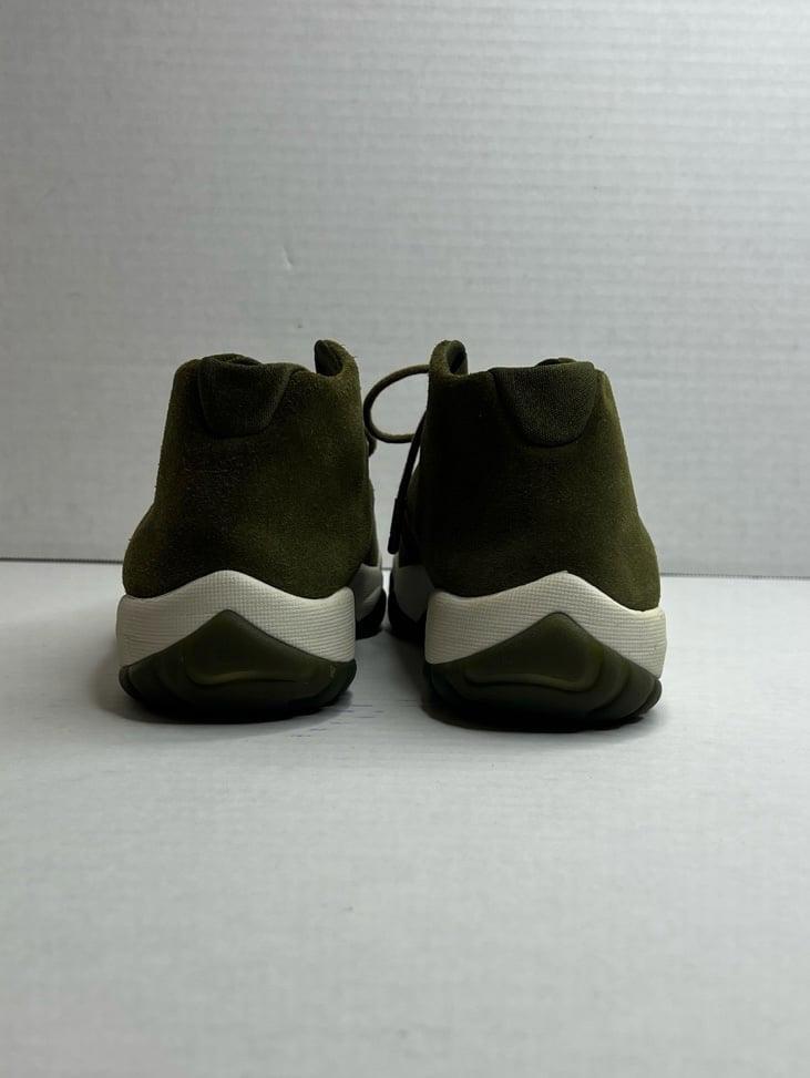 NIKE WMNS Air Jordan Future 'Olive Canvas' AR0726-300 Suede Shoes Women's 7.5 thumbnail 4