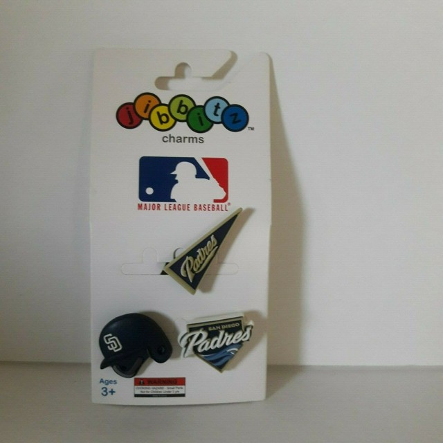 SAN DIEGO PADRES SHOE CHARMS FIT CROC MLB JIBBITZ eBay