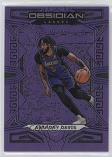 2022-23 Panini Obsidian Electric Etch Purple Flood 33/49 Anthony Davis #23 3wu